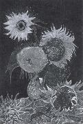 Vincent Van Gogh, Vase with Five Sunflowers